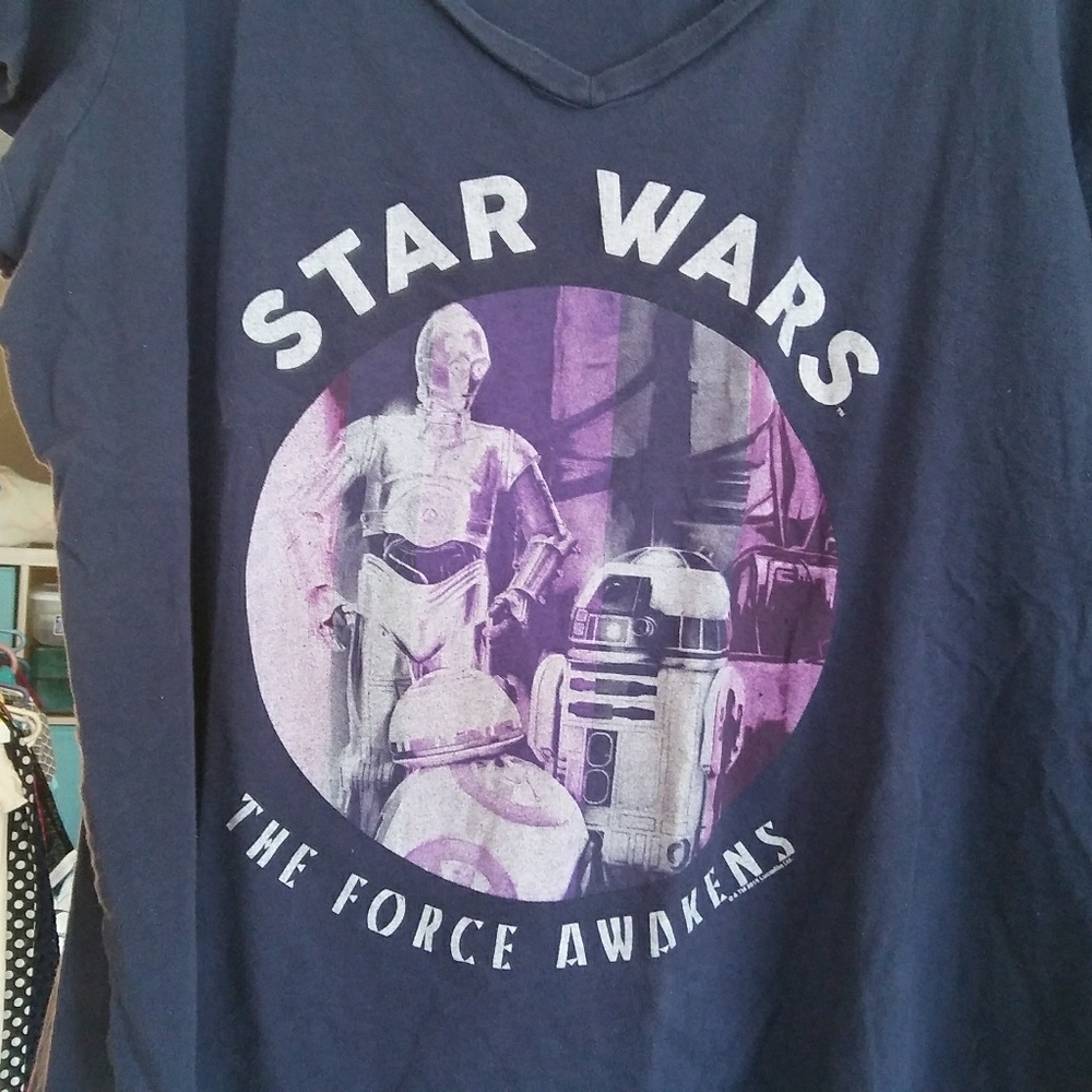 Two Star Wars plus size shirts